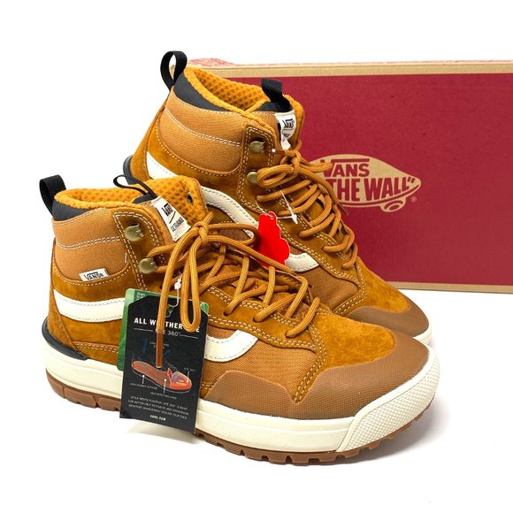 Vans UltraRange Exo Hi Brown Suede Boots Winter Sneaker Women's Size VN0A4UWJ26Z - Picture 7 of 9